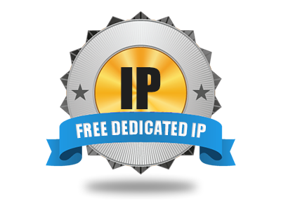 A free–of–charge Dedicated IP